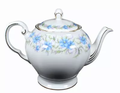 Buy Royal Tuscan 'LOVE IN THE MIST' Teapot Blue Vintage Rare • 28£