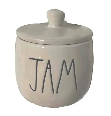 Buy Rae Dunn JAM Jar W/Lid Dish LL By Magenta Farmhouse Pottery NEW W/tag • 14.48£