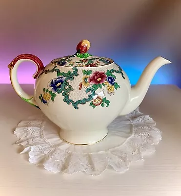 Buy Vintage English Royal Cauldon Victoria  C1930 Teapot With Lid • 74.51£