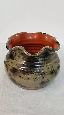 Buy Donna Leng Isle Of Wight Vintage Studio Pottery Earthenware Bowl Vase  • 8£