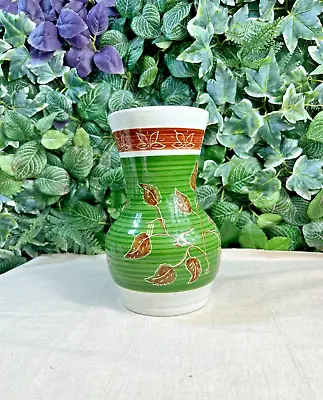 Buy Dragon Pottery Vintage Vase By Dee Cee Welsh Potteries 21cm Height • 9.99£