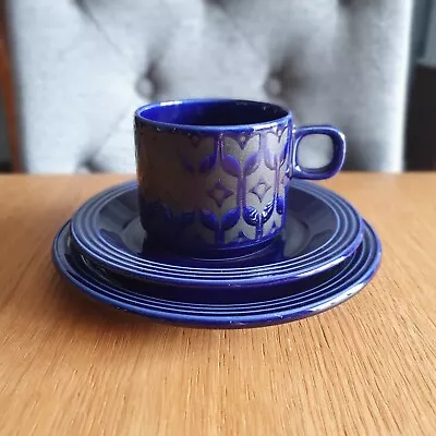 Buy Hornsea Pottery Blue Heirloom, Side Plate, Cup & Saucer • 25£