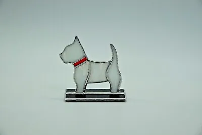 Buy Stained Glass Suncatcher Window Freestanding Ornament Westie Puppy Dog Home/Gift • 30£