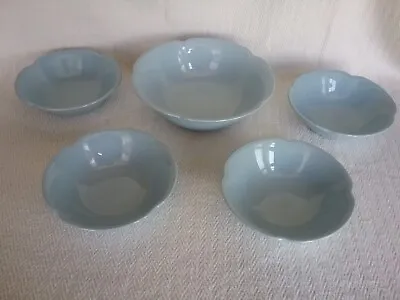 Buy Johnson Brothers Grey Dawn Large Fruit Dessert Serving Bowl & 4 Small Bowls • 30£