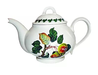 Buy Portmeirion Pomona Teinton Squash Pear Pattern 2 Pint Teapot Romantic Shape • 23.95£