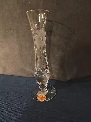 Buy Royal Brierley Glass Bud/posy Vase Vintage • 8.50£