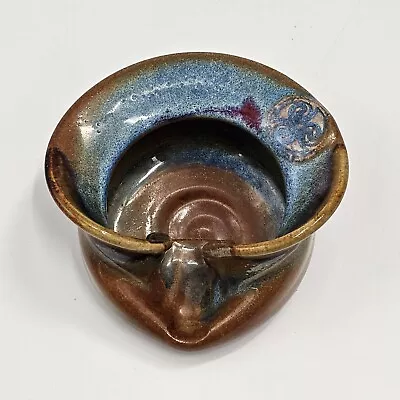 Buy Colm De Ris Irish Pottery Round Art Colorful Glazed Stoneware Bowl  • 33.21£