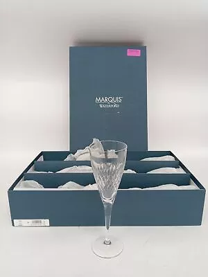 Buy Marquis By Waterford Calla 6Pc Long Stem Wine Crystal Glasses In Box Preowned • 9.99£