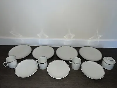 Buy Thomas Germany White & Silver Dinner Side Plates Tea Coffee Mug Sugar Bowl Lid • 17.95£