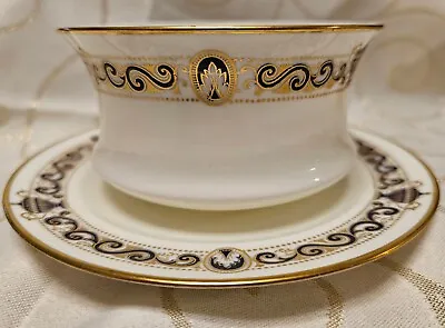 Buy Antique Cauldon England Porcelain Waste Bowl W/ Gold Decoration • 19.99£