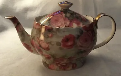 Buy Coastline Imports ~ Peppertree Tea Ware ~ Fine Porcelain Tea Pot Pink Roses  • 43.22£