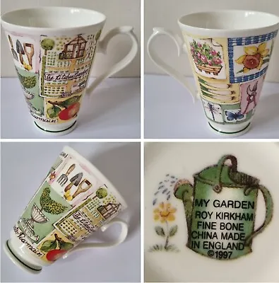 Buy Vintage Roy Kirkham Fine Bone China ' My Garden' English 250ml Mug (1997) • 6.99£