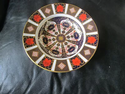 Buy Royal Crown Derby Old Imari Rim Soup Bowl 8 1/2  Hand Made In England • 99£