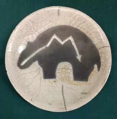 Buy Old Vintage Pottery Dish Plate Native American Indian Art Long Brake • 42.69£