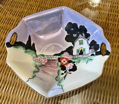 Buy Old Noritake Nippon Bowl In Multi Color Luster Glazes W White House MIJ Plate 12 • 153.92£