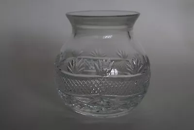Buy Small Thomas Webb Cut Crystal Spherical Posy Vase • 7.95£