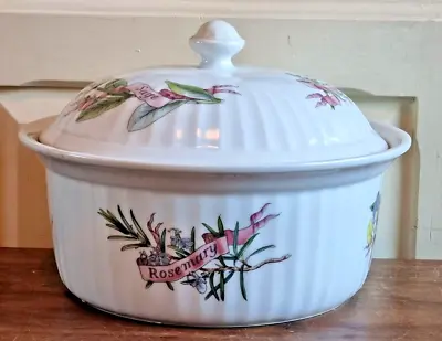 Buy Royal Worcester Herbs Serving Dish / Lidded Tureen / Casserole English Pottery • 36£