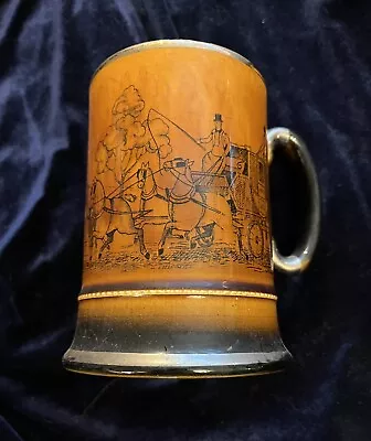 Buy “Ye Olde Coaching And Hunting Days” Mug Treacle Glazed By Arthur Wood Vintage • 6£