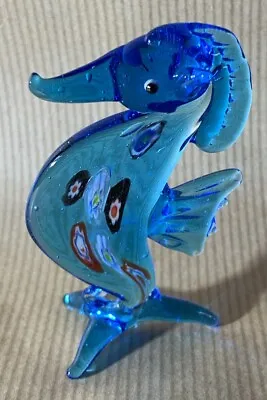 Buy Vintage Coloured Glass Seahorse Ornament • 7£