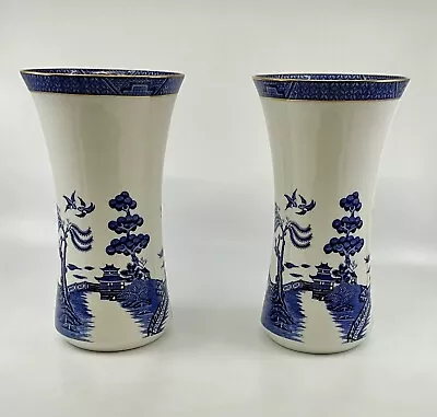 Buy Booths Real Old Willow Flower Vases Set Of 2 Sh120 • 24.99£