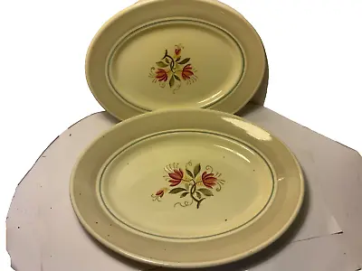 Buy Woods Ivoty Ware England Dinner Plate & Food Serving Plate Flower Image • 33£