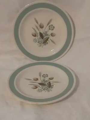 Buy WOOD & SONS   CLOVELLY Salad Or Luncheon  PLATE Width 9 Inches X 2 • 4.99£