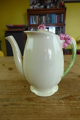 Buy Vintage Royal Winton Grimwades Tiger Lily Cream Coffee Pot And Lid • 12£