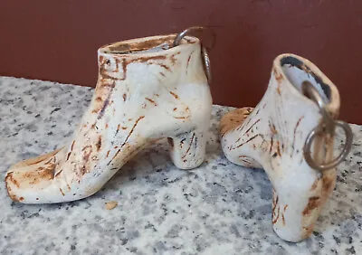 Buy Pottery Pair Boots Ornaments • 2.49£