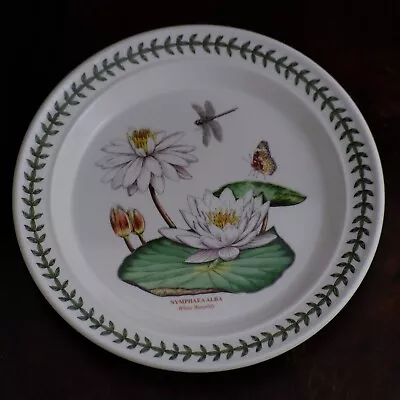 Buy Portmeirion Botanic Garden Nymphaea Alba White Water Lily Dining Plate 10.5  • 39£