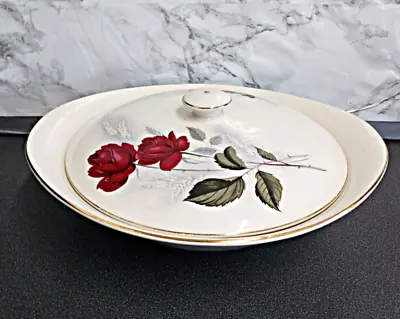 Buy Wood & Sons Tureen Serving Dish With Lid Red Roses • 5.99£