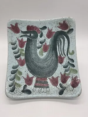 Buy Arabia Finland Hand-Painted Vintage Emilia Rooster Plate • 30.35£