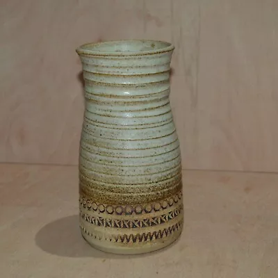 Buy Broadstairs Pottery Vase Mid Century Earthenware Studio Pottery Signed ED 8 Inch • 24.60£