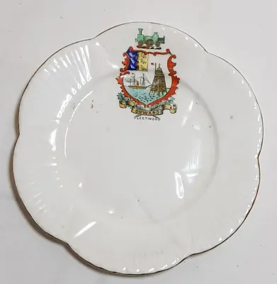 Buy Vintage Crested Ware China Side Plate, Fleetwood, The Foley China • 4£