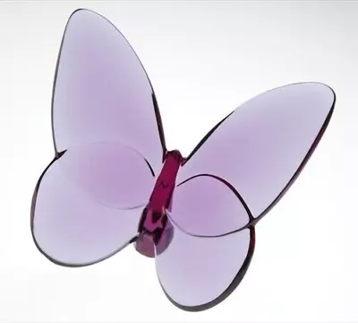 Buy Baccarat Lucky Butterfly Figurine Crystal Color Peony Bringing Good Luck ###2 • 119.11£