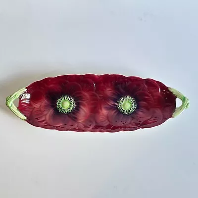 Buy Antique Staffordshire Shorter And Son Ltd Anemone Dish Plate Platter Pottery • 12.50£