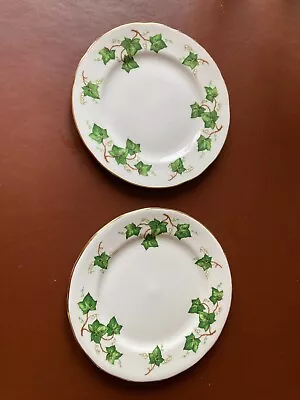 Buy Superb Colclough Ivy Leaf Side Plates X 2 • 5.99£