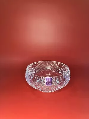 Buy Beautiful Edinburgh Lead Crystal Cut Glass Fruit Bowl 7cm In Height & 15cm Wide • 20£