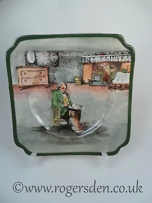 Buy Royal Doulton  Seriesware    Cake Plates With Fireside Pattern  Man With Dog • 19.99£