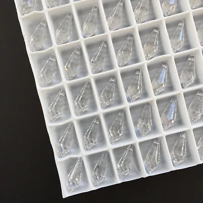 Buy Swarovski Crystal - 81 X Small Crystal/Glass Drops 18 X 7.5 Mm. Sparkly! • 35£