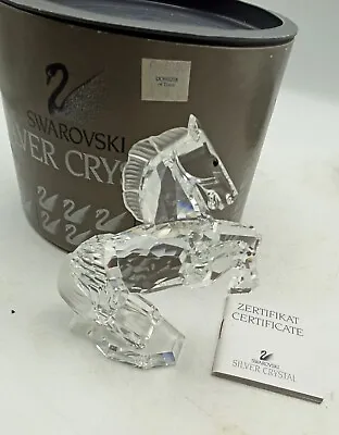 Buy Swarovski Silver Crystal WHITE STALLION 174958 Horse Mint Rare Boxed Retired • 75£