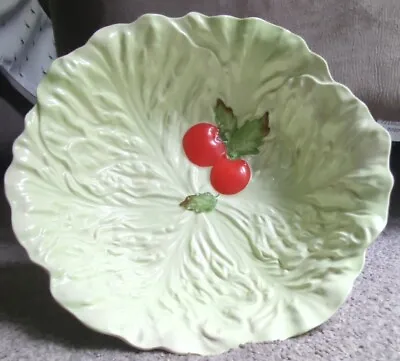 Buy Large Carlton Ware Lettuce With Tomatoes Salad Bowl 23 Cm Diameter IVG Condition • 14.99£