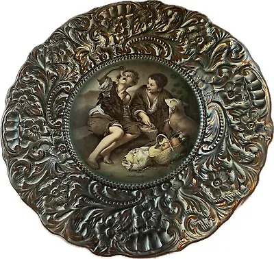 Buy MARTAN Porcelain Plate 11  ~ “The Beggar Boys” ~ 547/10 ~ Portugal ~ Excellent! • 28.77£
