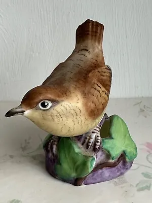 Buy Vintage Royal Worcester Fine Bone China Bird Figurine Wren No 3198 • 10£