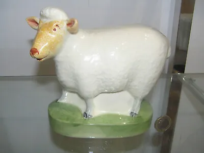 Buy Moorland Pottery Chelsea Works Burslem Figure Comical Sheep  6  High 7  Long • 23.50£
