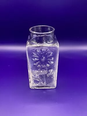 Buy Vintage Dartington Crystal Glass Small Daisy Vase Frank Thrower #FT59 • 15£