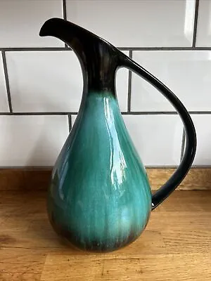 Buy Large Blue Mountain Pottery Jug Vase - Canada - C1960 - 25.5 Cm • 19.99£