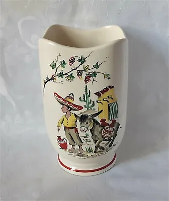 Buy Crown Ducal Ware Little Pedro Vase Earthenware Vase In Red Yellow And Green  • 27.95£