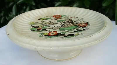 Buy Antique Chinoiserie Patterned Ceramic Cake, Sandwich Or Snacks Stand • 40£