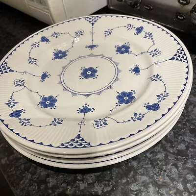 Buy Masons Denmark Blue Dinner Plates X 4 10  VGC • 60£
