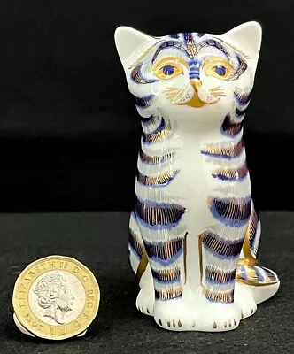 Buy Royal Crown Derby 'Grey Kitten' Paperweight Collectors Guild 1st Quality Gold • 49.95£